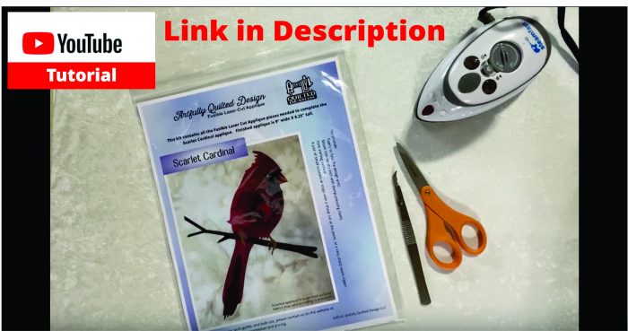 Slide to link to the You Tube video of the assembly of the Scarlet Cardinal kit.